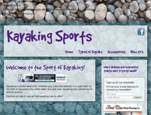 Tablet Screenshot of kayakingsports.com